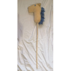 Koník béžový s modrou hřívou - Hobby Horse Koník béžový s modrou hřívou - Hobby Horse