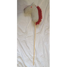 Koník šedý s červenou hřívou - Hobby Horse Koník šedý s červenou hřívou - Hobby Horse