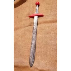 Dřevěný meč - červený - 58cm